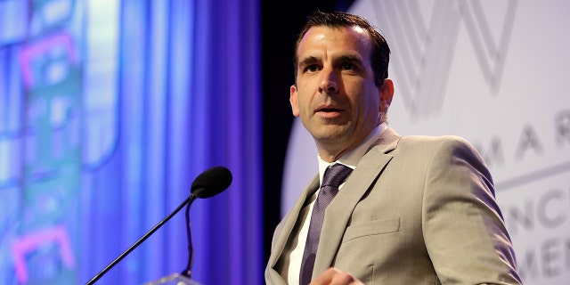 SAN JOSE, CA - APRIL 21: San Jose Mayor Sam Liccardo speaks to the audience at the Watermark Conference For Women 2016 at the San Jose Convention Center on April 21, 2016 in San Jose, California. (Photo by Marla Aufmuth / Getty Images for Watermark Conference for Women 2016)