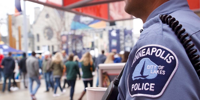 A Minneapolis Police officer.