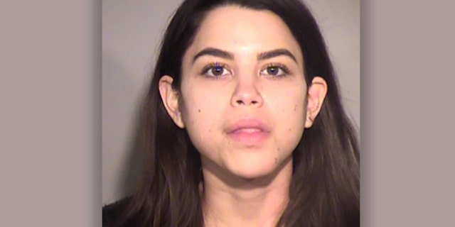 This booking photo provided by the Ventura County California Sheriff's Office shows Miya Ponsetto.  Ponsetto, who falsely accused a black teenage girl of stealing her phone and then attacking her at a New York City hotel on December 26, 2020, was arrested on Thursday January 7, 2021 in her home state of California.  (Ventura County Sheriff's Office via AP)