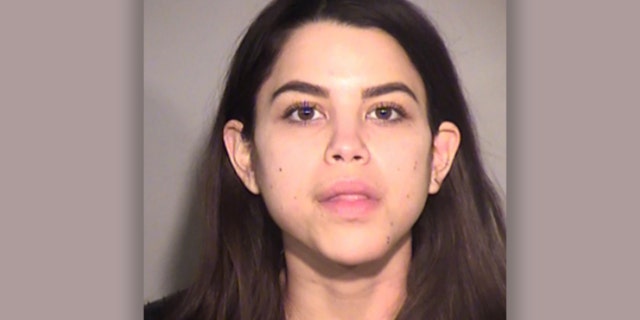 This booking photo provided by the Ventura County California Sheriff's Office shows Miya Ponsetto.  Ponsetto, who falsely accused a black teenage girl of stealing her phone and then attacking her at a New York City hotel on December 26, 2020, was arrested on Thursday January 7, 2021 in her home state of California.  (Ventura County Sheriff's Office via AP)