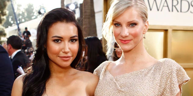 Naya Rivera (left) received tributes on her birthday from several co-stars, including Heather Morris (right). (Photo by Trae Patton/NBCU Photo Bank/NBCUniversal via Getty Images via Getty Images)