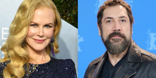 Nicole Kidman (left) and Javier Bardem (right) are starring as Lucille Ball and Desi Arnaz in Amazon's "Being the Ricardos."