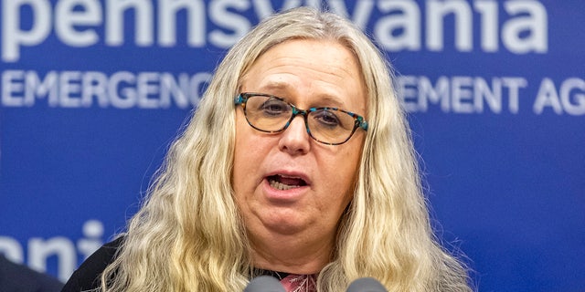 In this March 12, 2020, file photo, Pennsylvania Secretary of Health Rachel Levine provides an update on the coronavirus known as COVID-19 in Harrisburg, Pa.