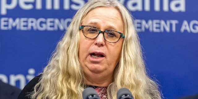 In this March 12, 2020, file photo, Pennsylvania Secretary of Health Rachel Levine provides an update on the coronavirus known as COVID-19 in Harrisburg, Pa.