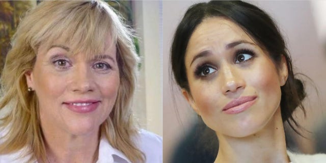 Samantha Markle (left) has written a book which will be released this month and will be addressed, in part, to her estranged half-sister Meghan Markle (right).