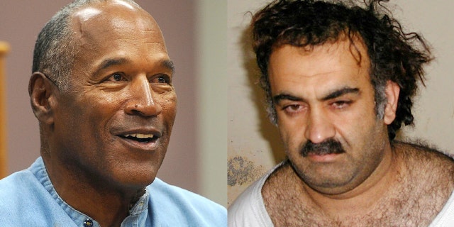 O.J. Simpson and 9/11 mastermind Khalid Sheikh Mohammed.