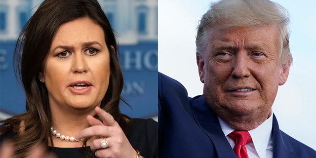 前总统 <a href="https://www.foxnews.com/category/person/donald-trump">唐纳德·特朗普</a> endorsed <httpsf="https://www.foxnews.com/category/person/sarah-sanders">莎拉·哈卡比·桑德一个(Sarah Huckabee Sanders)</a> in her run for Arkansas governor on Monday night.