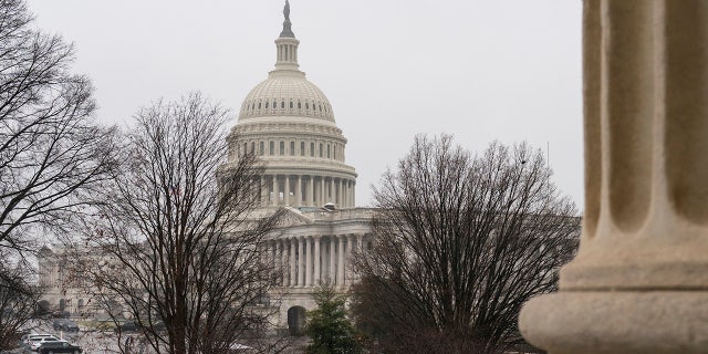 The Capitol is seen in Washington, Tuesday, Jan. 26, 2021. 