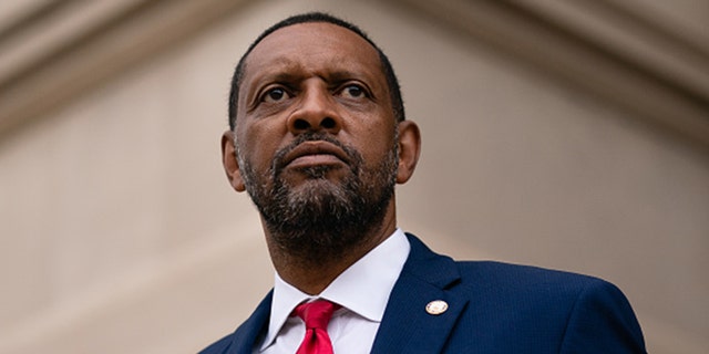 Georgia state Rep. Vernon Jones poses for a portrait at the Georgia State Capitol on October 25, 2020, in Atlanta, Georgia. (Photo by Elijah Nouvelage / AFP) (Photo by ELIJAH NOUVELAGE/AFP via Getty Images)