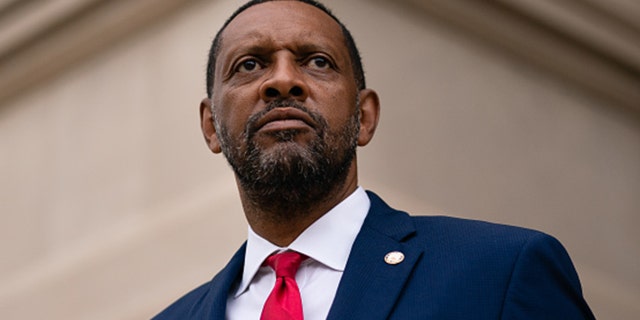 Georgia state Rep. Vernon Jones poses for a portrait at the Georgia State Capitol on October 25, 2020, in Atlanta, Georgia. (Photo by Elijah Nouvelage / AFP) (Photo by ELIJAH NOUVELAGE/AFP via Getty Images)