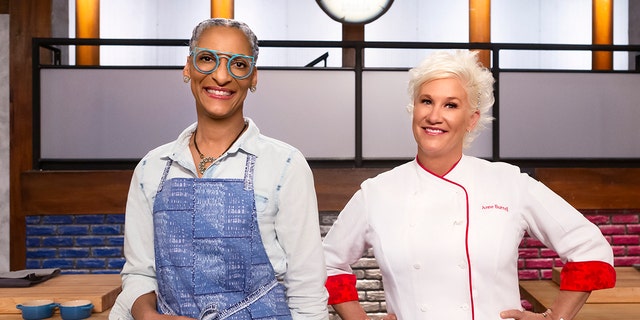 Carla Hall and Anne Burrell host the current season of "The worst cooks in America."