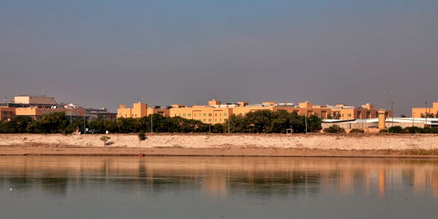  The U.S. Embassy is seen from across the Tigris River in Baghdad, Iraq, Jan. 3, 2020. (Associated Press)