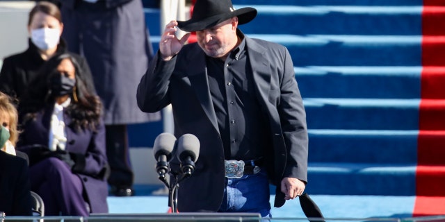 Garth Brooks performs at the inauguration of U.S. President Joe Biden on the West Front of the U.S. Capitol on January 20, 2021 in Washington, DC. During today's inauguration ceremony Joe Biden becomes the 46th president of the United States.