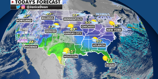 The National Forecast for Friday, January 29 (Fox News)