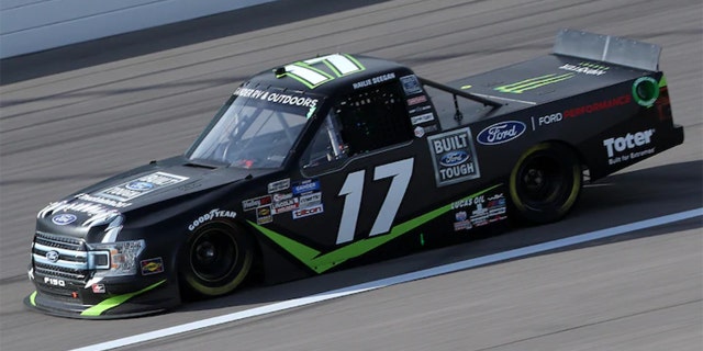 Deegan competed in one truck series race in 2020 for DGR-Crosley, finishing 16th at Kansas Speedway.