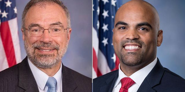 Rep. Andy Harris, R-Md., left, and Rep. Colin Allred, D-Texas.
