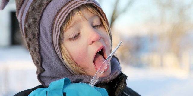 A meteorologist in Iowa has gone viral online for urging the young (and the young at heart) not to eat icicles.