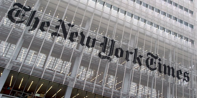 The New York Times building.