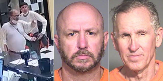 Two "medium custody" Prisoners - John Charpiot, downtown, and David Harmon, right - who escaped from an Arizona prison Saturday night tried to rob a company shortly after breaking out, officials said.