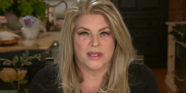 Kirstie Alley speaks on "Hannity" in October. 