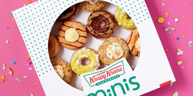 "As we begin 2021 determined for a better year, Krispy Kreme wants all our fans to remember that no accomplishment is too small to celebrate. And what better way to reward your "mini wins" than with mini doughnuts?" Krispy Kreme says.
