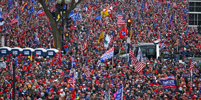 Nicolle Wallace calls for 'reviving' January 6 every year 'as we relived 9/11' 2 WASHINGTON, DC - JANUARY 06: Crowds gather for the "stop theft" rally on January 06, 2021 in Washington, DC. (Photo by Tasos Katopodis/Getty Images)