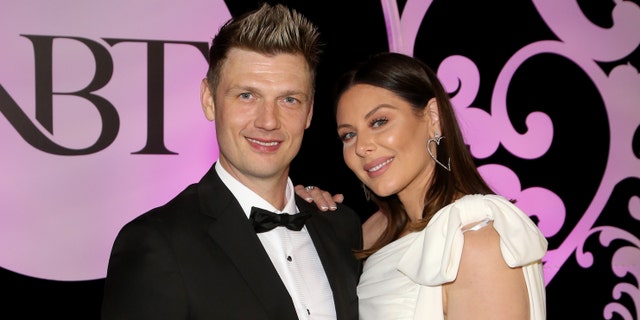 Singer Nick Carter (L) of Backstreet Boys and his wife Lauren Carter welcomed their third child. They are already parents to their 5-year-old son Odin and 1-year-old daughter Saoirse.