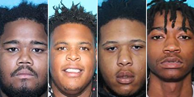 Ralik Robinson, 22, Trevathann Myquan Shearin, 20, Shantron Avondre Person, 20, and Deluntae Jaequon Squire, 23, were all charged with murder, authorities said.