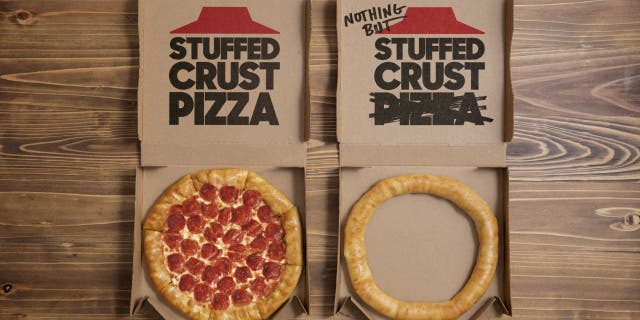 Pizza Hut is celebrating 25th anniversary of its "Original Stuffed Crust" pizza with two stuffed crust promotions. (Pizza Hut / Yum! Brands)