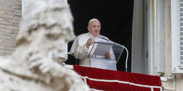 Pope Francis announced on Saturday that he planned to get a COVID-19 shot next week. (AP Photo/Andrew Medichini, File)