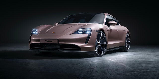 The Porsche Taycan is the brand's first electric car.