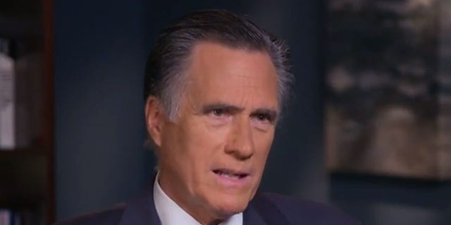 Sen. Mitt Romney, R-Utah, in an interview with Fox News Sunday's Chris Wallace. 