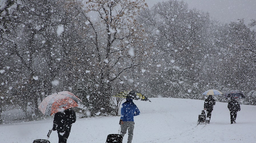 What is a snow squall?