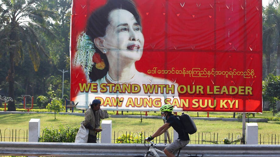 Burma’s leader Aung San Suu Kyi and other officials arrested, party spokesman says