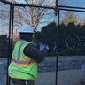 Razor wire being put up around US Capitol