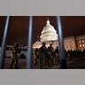 Members of the National Guard arrive to secure the area outside the U.S. Capitol, Wednesday, Jan. 6, 2021, in Washington.