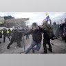 Trump supporters try to break through a police barrier, Wednesday, Jan. 6, 2021, at the Capitol in Washington. As Congress prepares to affirm President-elect Joe Biden's victory, thousands of people have gathered to show their support for President Trump and his claims of election fraud.