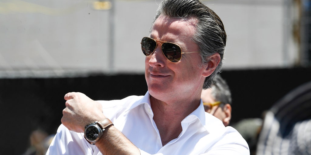 gavin newsom wrist watch