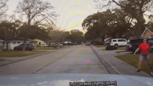 Video shows alleged peeping Tom being taken down mid-stride