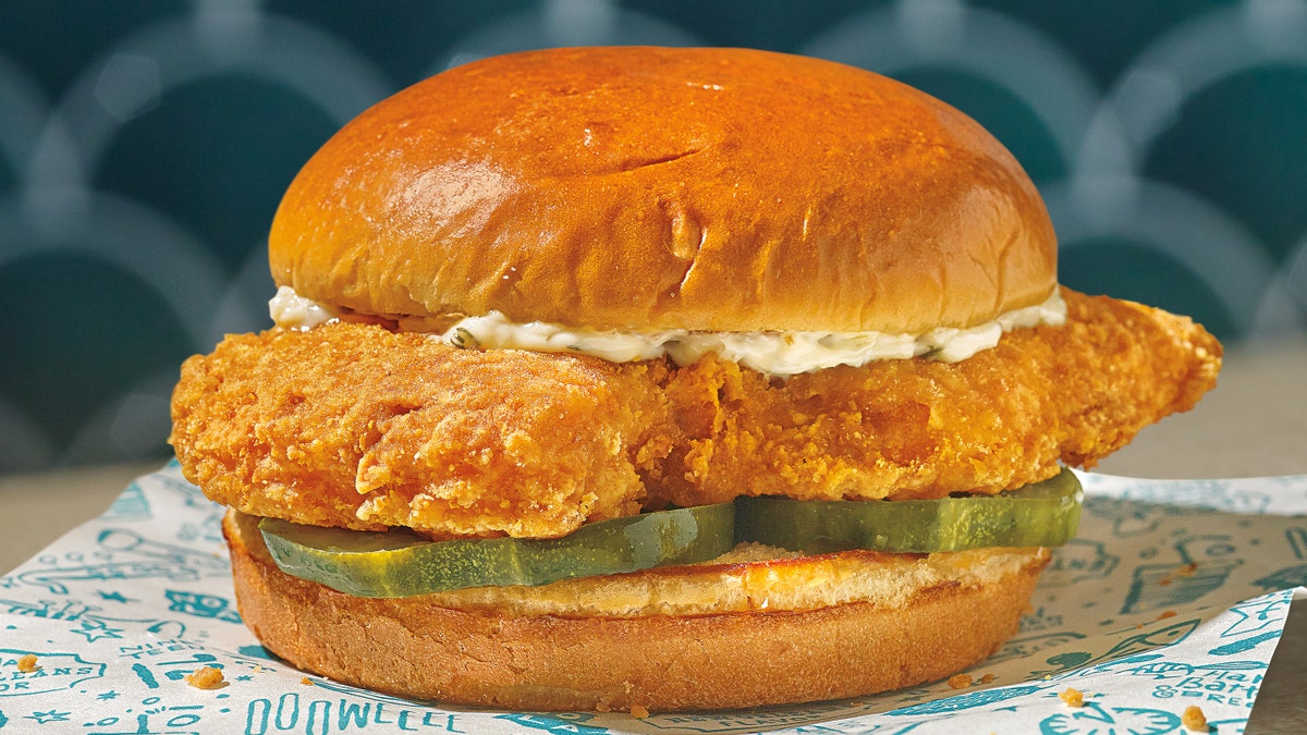 Popeyes is debuting its new Cajun Flounder Sandwich on Thursday.