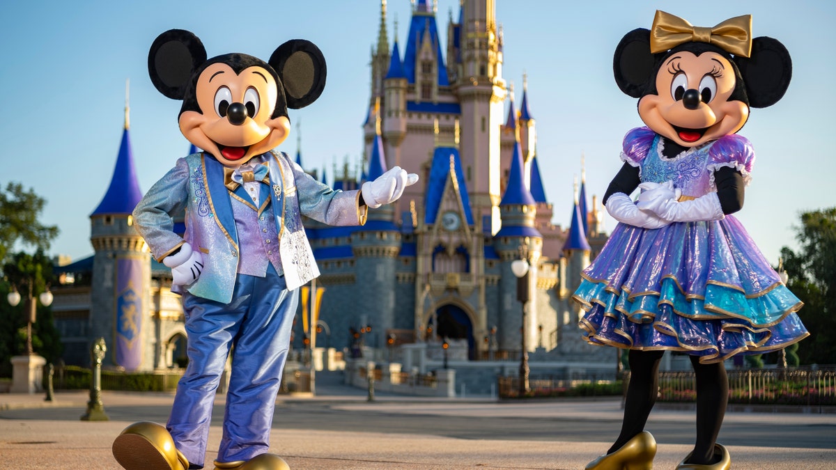 Beginning Oct. 1, 2021, Mickey Mouse and Minnie Mouse will host "The World’s Most Magical Celebration" honoring Walt Disney World Resort’s 50th anniversary in Lake Buena Vista, Fla. (Matt Stroshane, photographer)