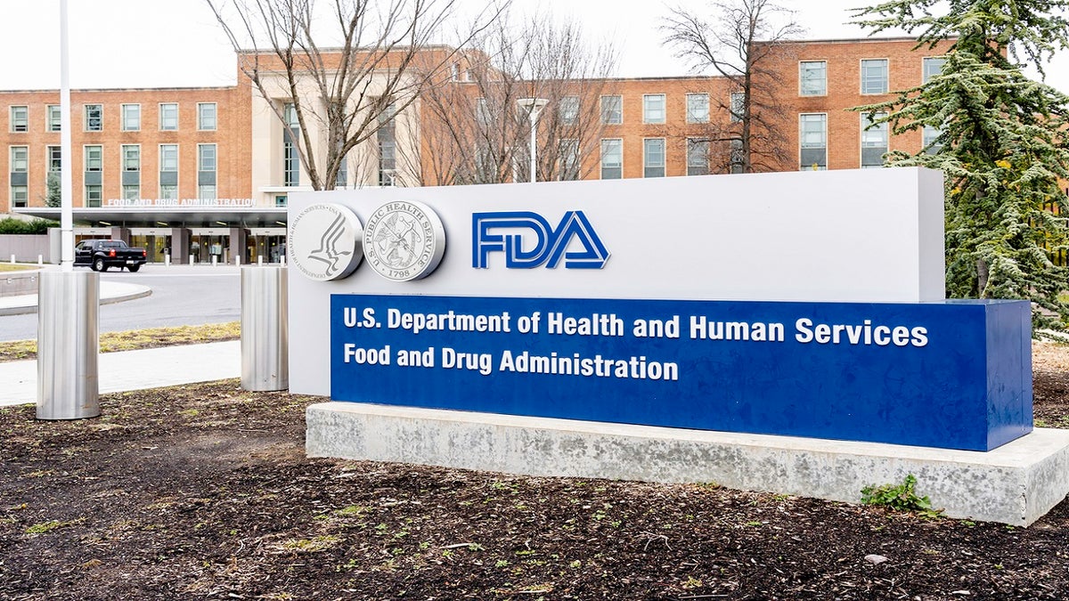 FDA sign in front of Washington, D.C. building