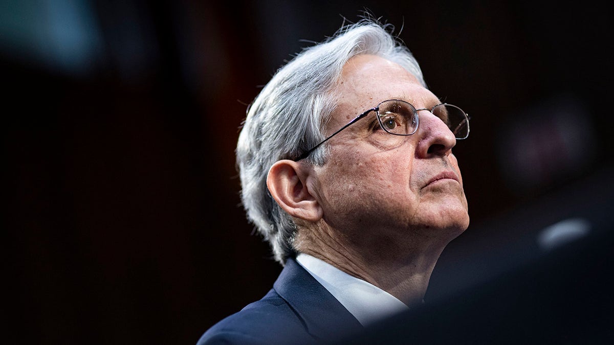 Judge Merrick Garland, nominee to be attorney general, testifies at his confirmation hearing before the Senate Judiciary Committee, Monday, Feb. 22, 2021, on Capitol Hill in Washington. (Al Drago/Pool via AP)