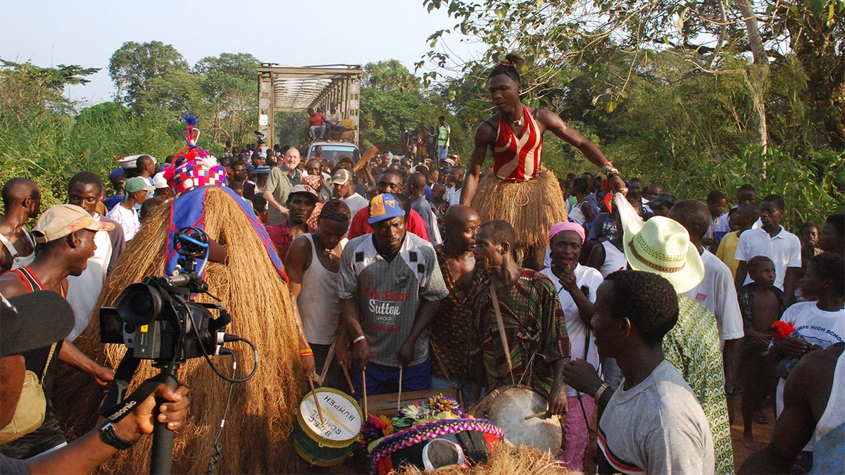Sarah Culberson was received with a warm welcome in Sierra Leone.
