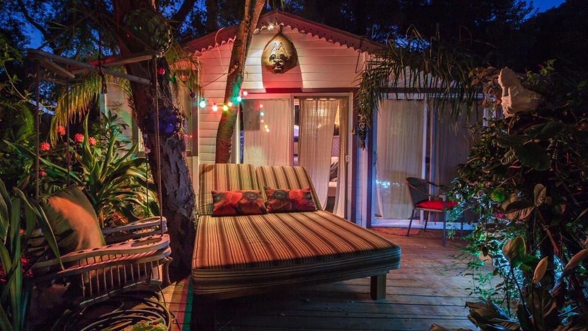 The California Airbnb listing known as "Pirates of the Caribbean Getaway" is said to be the most wish-listed vacation rental in the state, a company press release states. (Airbnb)