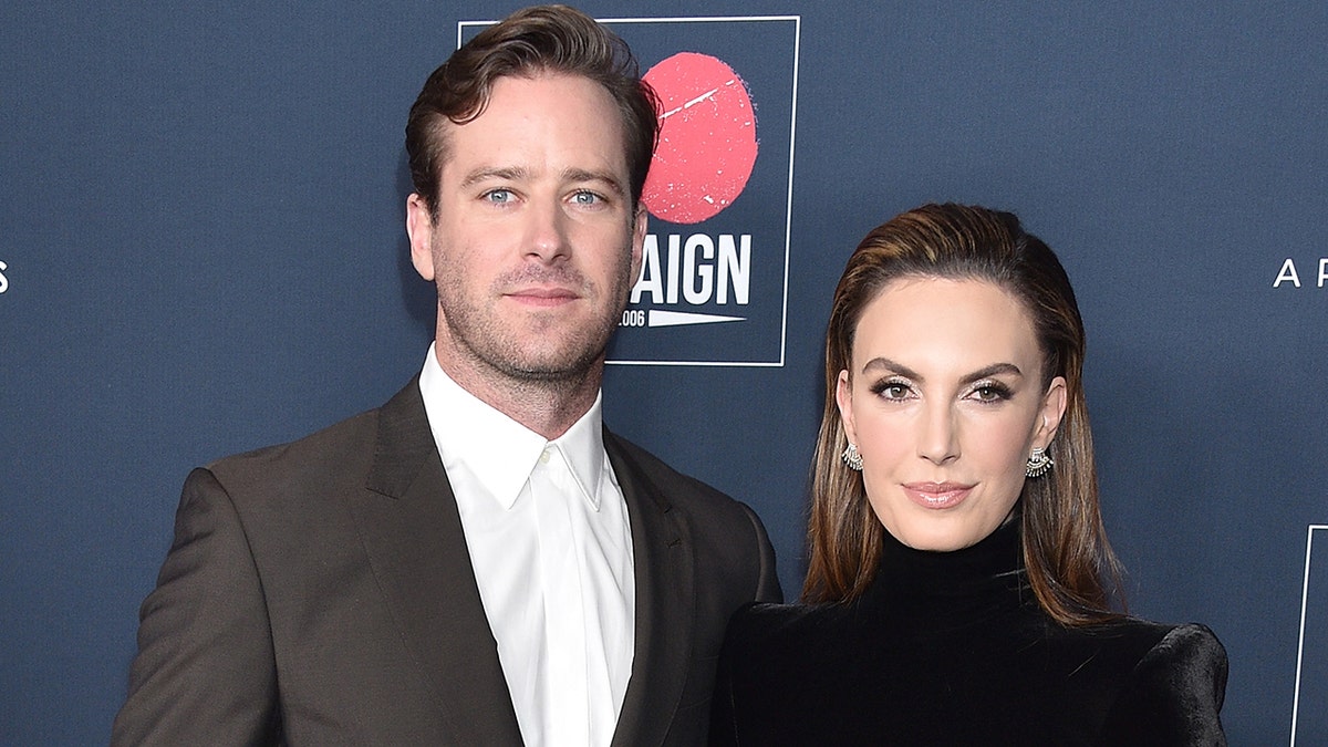 Armie Hammer and Elizabeth Chambers on the red carpet