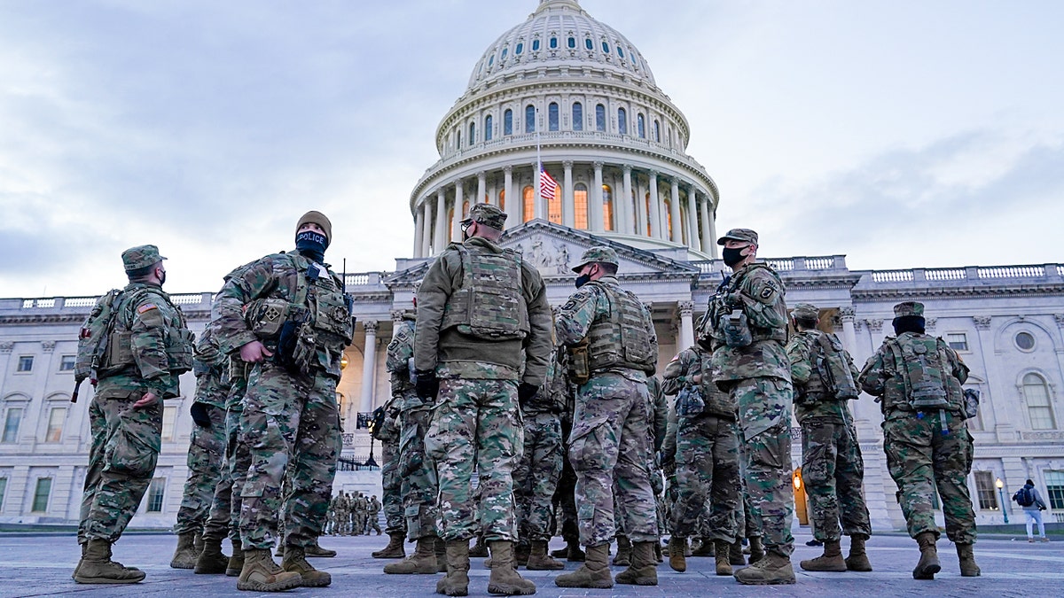 National Guard at the U.S. Capitol. (Getty Images)