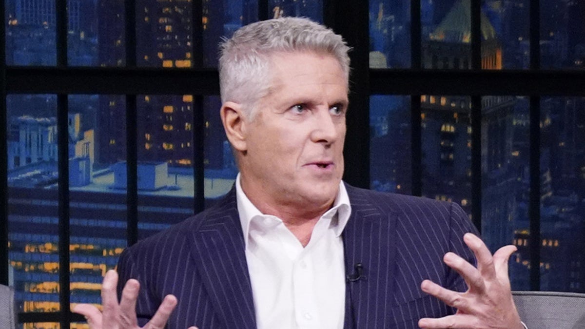 Late Night with Seth Meyers - Season 6 LATE NIGHT WITH SETH MEYERS -- Episode 803 -- Pictured: (l-r) Donny Deutsch during an interview with host Seth Meyers on February 20, 2019 -- (Photo by: Lloyd Bishop/NBCU Photo Bank/NBCUniversal via Getty Images via Getty Images)