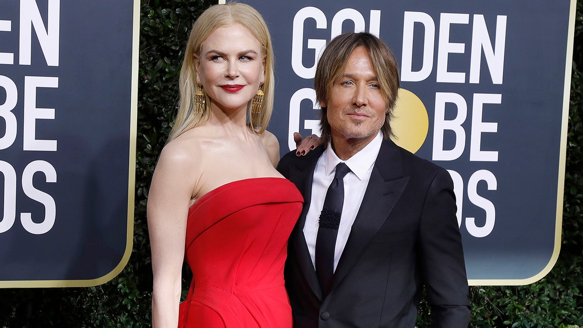 Nicole Kidman and Keith Urban are pictured here at the 2020 Golden Globes. The couple shares daughters Sunday Rose, 12, and Faith Margaret, 10.
