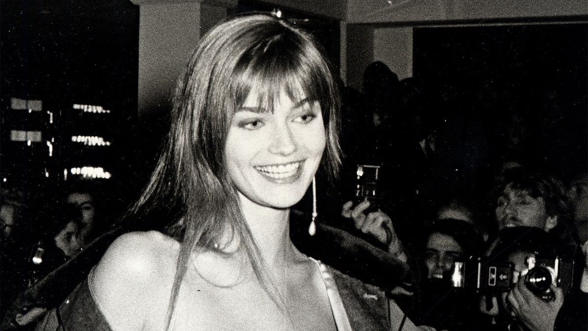 Paulina Porizkova modeling in NYC